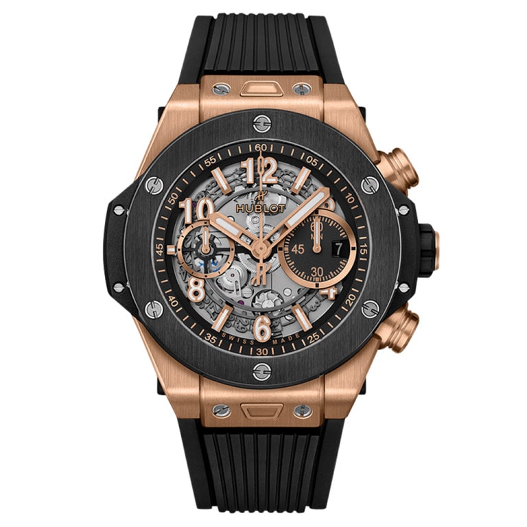 Hublot 421.OM.1180.RX - Big Bang Unico King Gold Ceramic 44mm Transparent