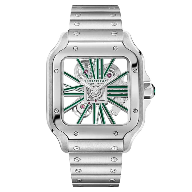 Cartier Santos — Manual winding — Steel — Ref. WHSA0028