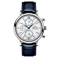 IWC Portofino Chronograph Stainless Steel / Silver - Blue — Ref. IW391037