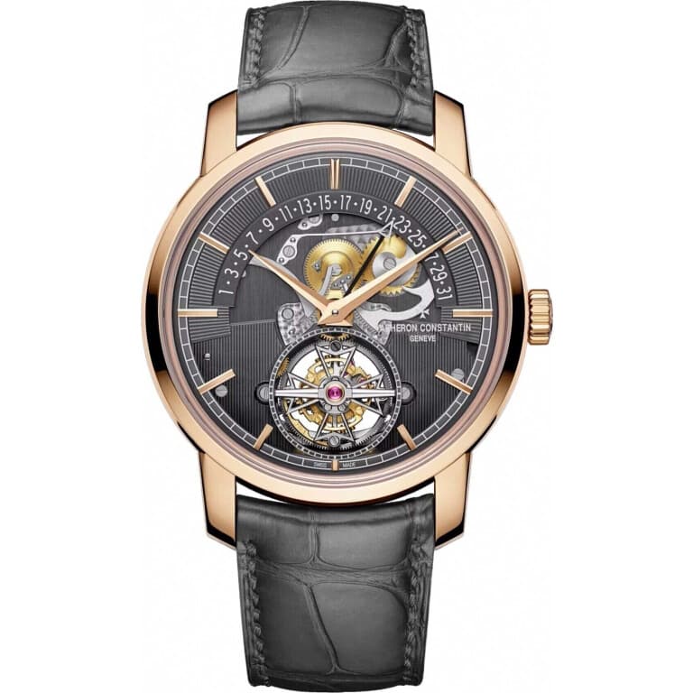 Vacheron Constantin Traditionnelle 6010T/000R-B638 / Rose gold / TransparenT dial