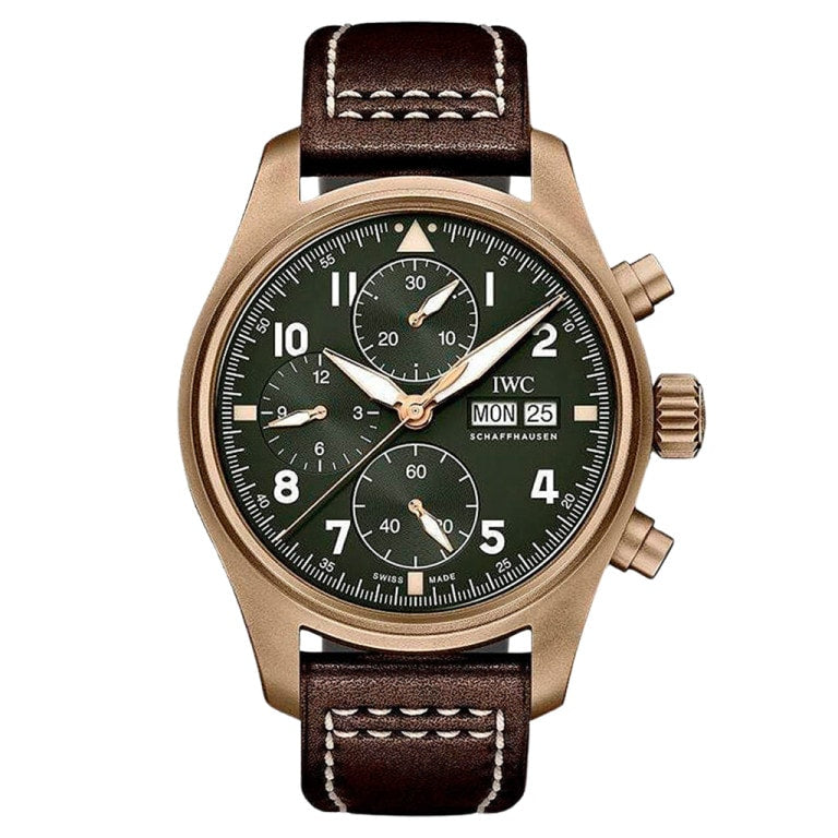 IWC Pilot's Watch Spitfire Chronograph - - Spitfire Bronze / Green — Ref. IW387902