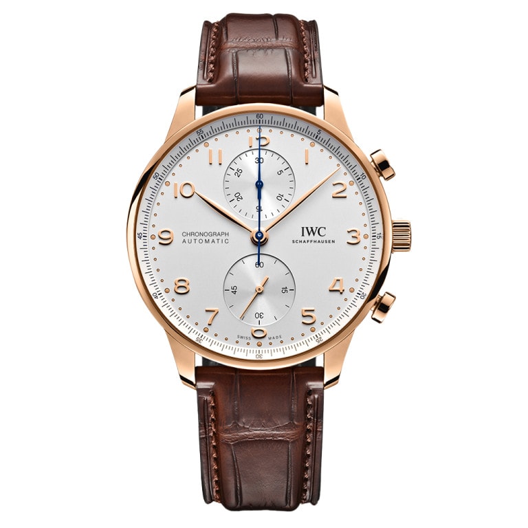 IWC Portugieser Chronograph Red Gold / Silver — Ref. IW371611