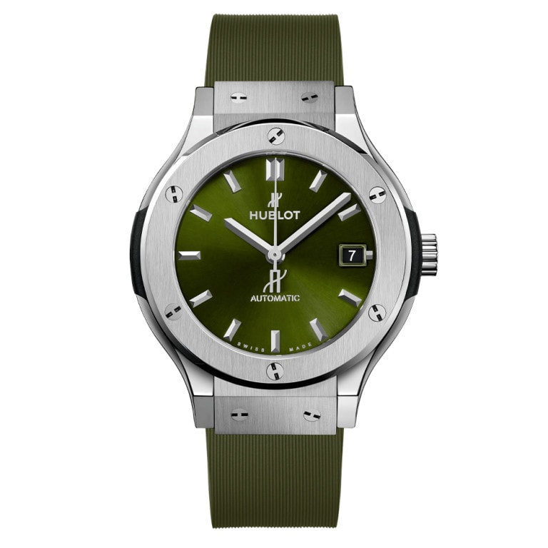 Hublot 565.NX.8970.RX - Classic Fusion Titanium 38mm Green