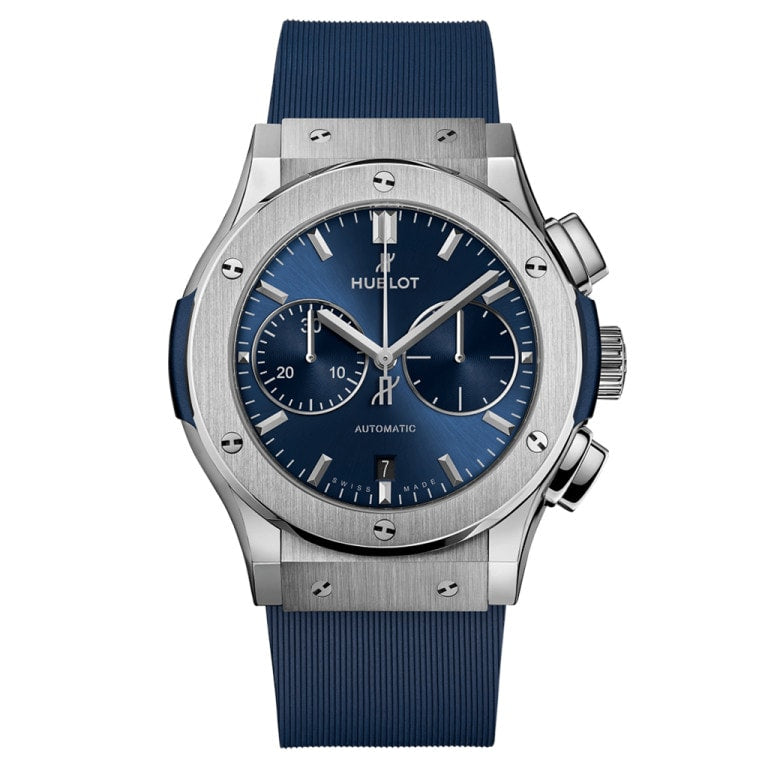Hublot 521.NX.7170.RX - Classic Fusion Titanium 45mm Blue