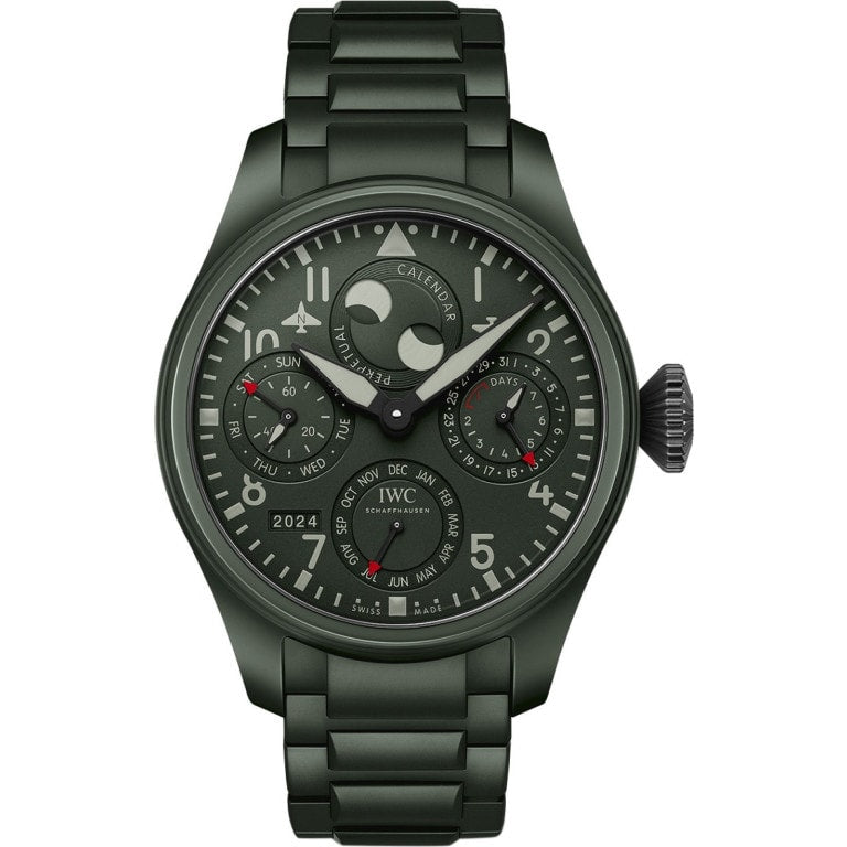 IWC IW5031-01 Big Pilot's Watch Perpetual Calendar Top Gun Woodland — Ref. IW503101