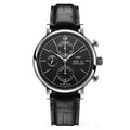 IWC Portofino Chronograph Stainless Steel / Black / Alligator — Ref. IW391029