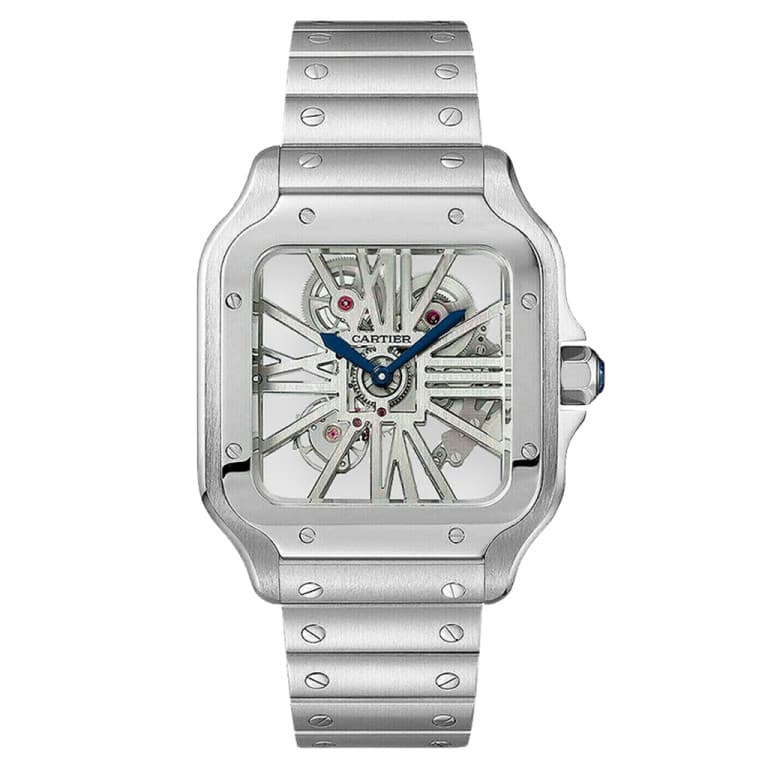 Cartier Santos — Manual winding — Steel — Ref. WHSA0015