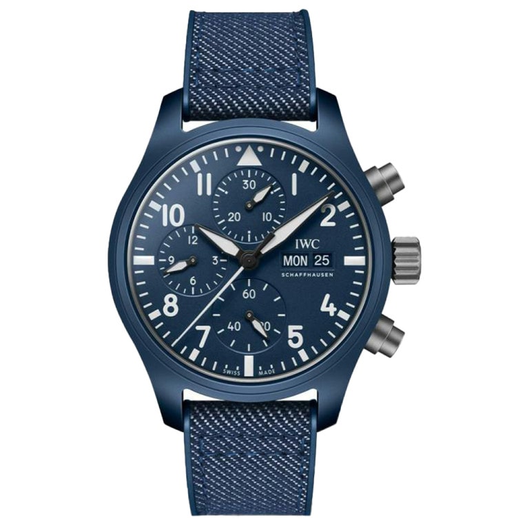 IWC Pilots Blue/Rubber — Ref. IW389404