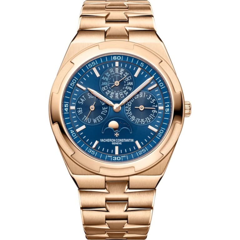 Vacheron Constantin Overseas 4300V/220R-B509 / Rose gold / Blue dial