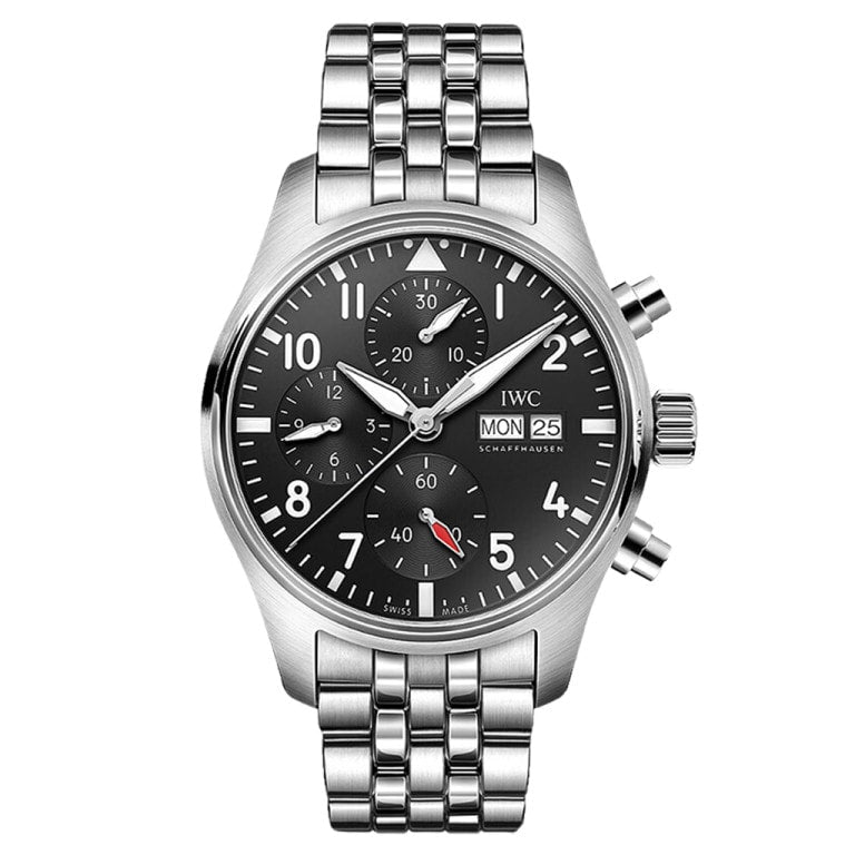 IWC Pilots Black/Steel — Ref. IW388113