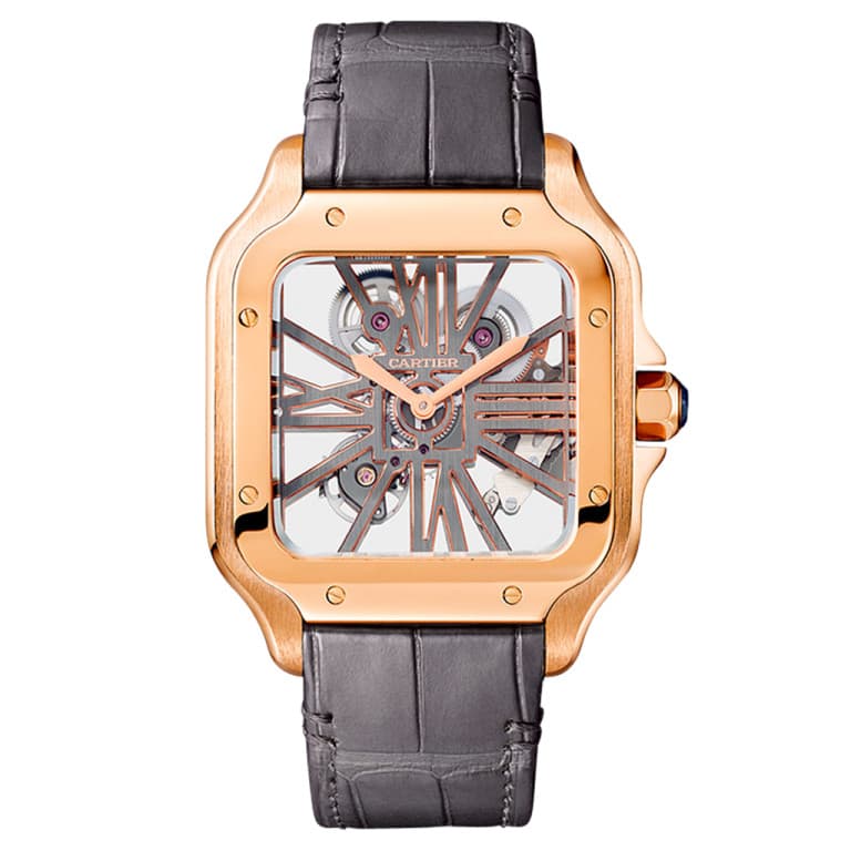 Cartier Santos — Manual winding — Rose Gold — Ref. WHSA0018