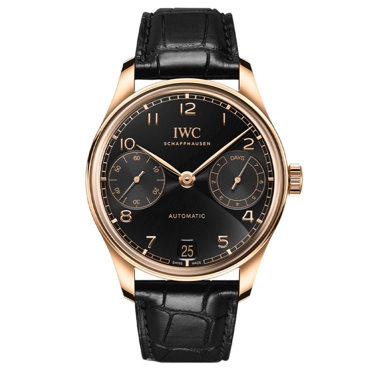 IWC IW5017-07 Portugieser Automatic 42 Rose Gold / Black — Ref. IW501707