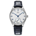 IWC Portugieser Automatic 40 Stainless Steel / Silver - Blue / Alligator — Ref. IW358304