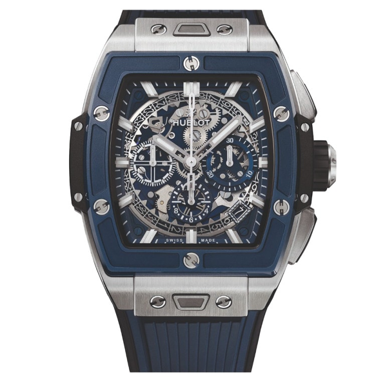 Hublot 642.NL.7170.RX - Spirit of Big Bang Titanium Blue Ceramic 42mm Transparent