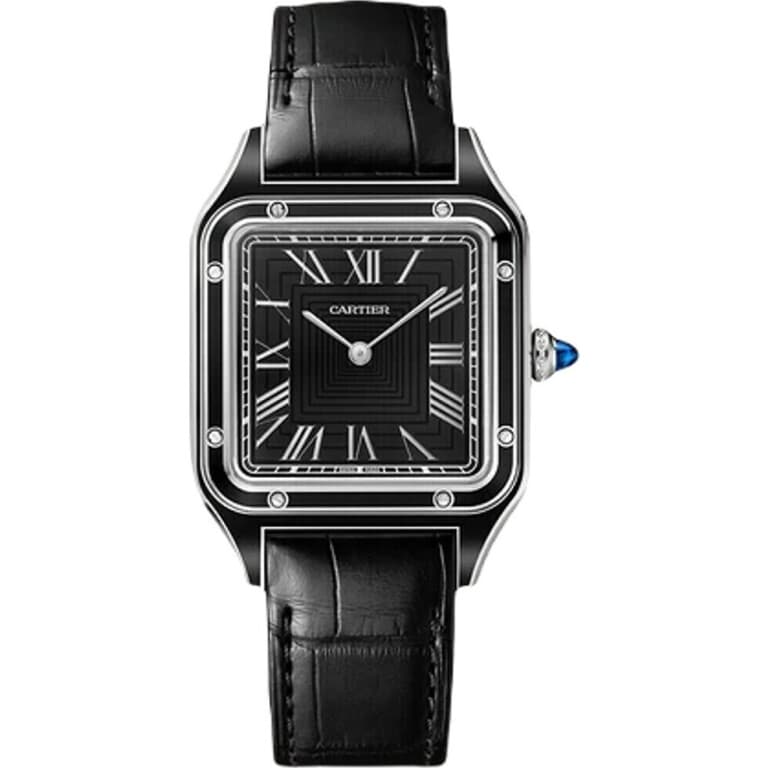 Cartier Santos Dumont — Manual winding — Steel — Ref. WSSA0046