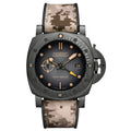 Panerai Submersible QuarantaQuattro GMT Navy SEALs Carbotech — Ref. PAM01513