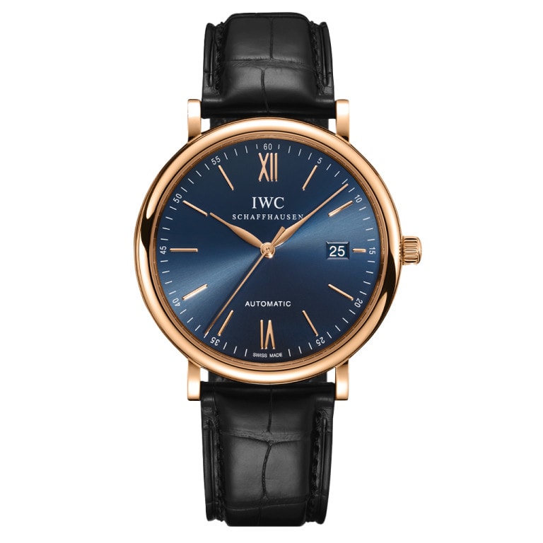 IWC Portofino Automatic Red Gold / Blue — Ref. IW356522