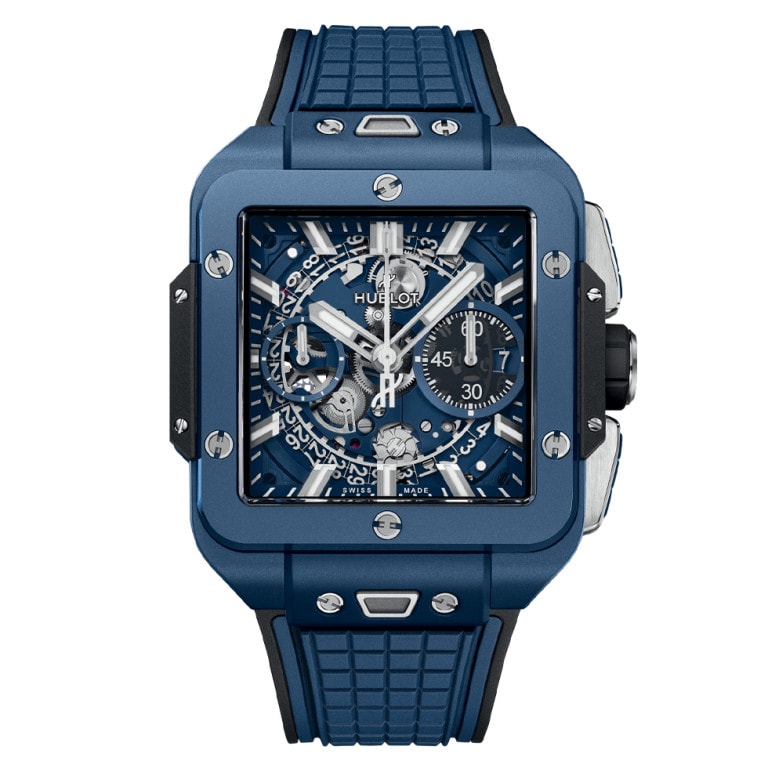 Hublot 821.EX.5170.RX Square Bang Unico Ceramic 42 mm Blue