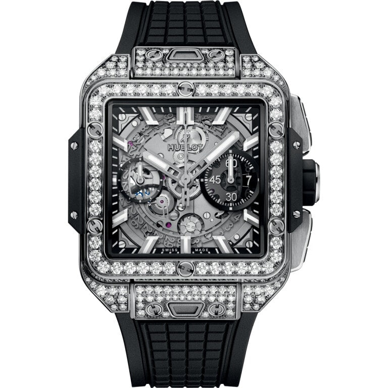 Hublot 821.NX.0170.RX.1604 Square Bang Unico Pave