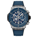 Hublot 421.NL.5170.RX - Big Bang Unico Titanium Blue 44mm Transparent