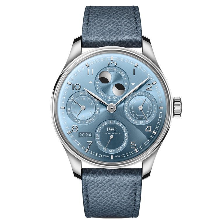 IWC IW5037-03 Portugieser Perpetual Calendar 44 White Gold / Ice Blue — Ref. IW503703