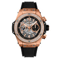 Hublot 421.OX.1180.RX.1104 - Big Bang Unico King Gold Diamonds 44mm Transparent