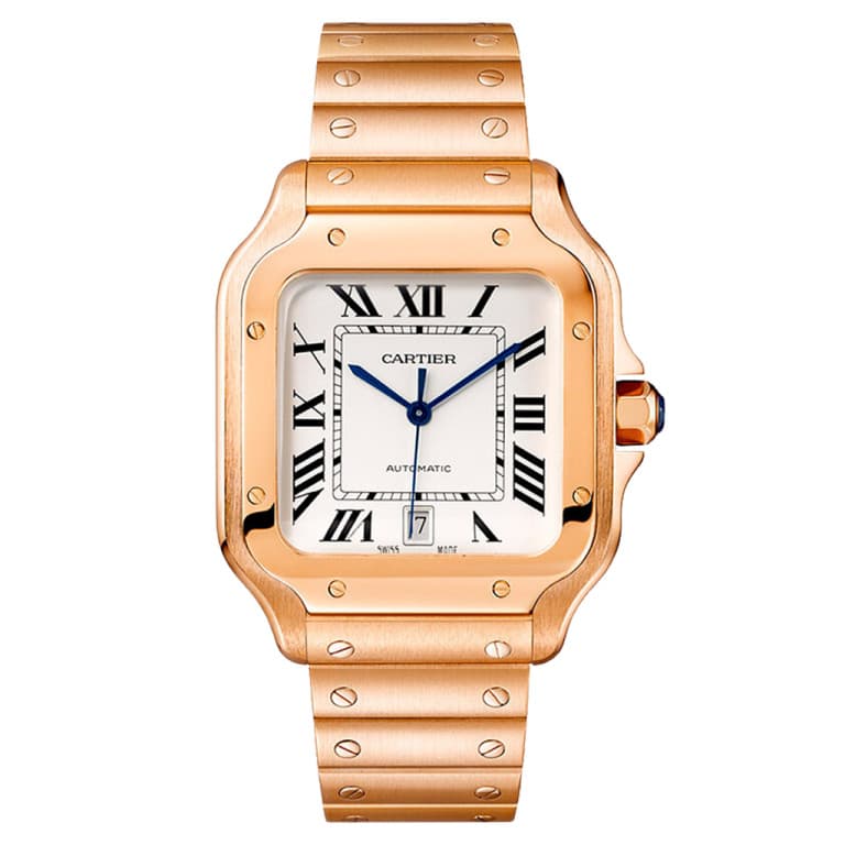 Cartier Santos — Automatic — Rose Gold — Ref. WGSA0018