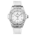 Hublot 485.SE.2010.RW.1204 - Big Bang One Click Steel White Diamonds 33mm