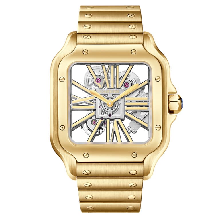 Cartier Santos — Manual winding — Yellow Gold — Ref. WHSA0042