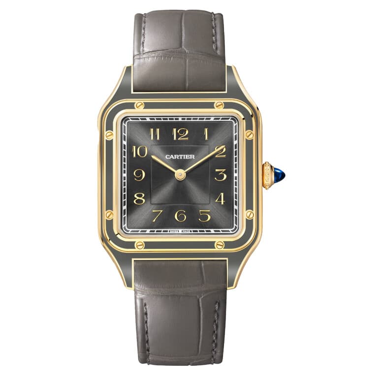 Cartier Santos Dumont — Manual winding — Yellow Gold — Ref. WGSA0097
