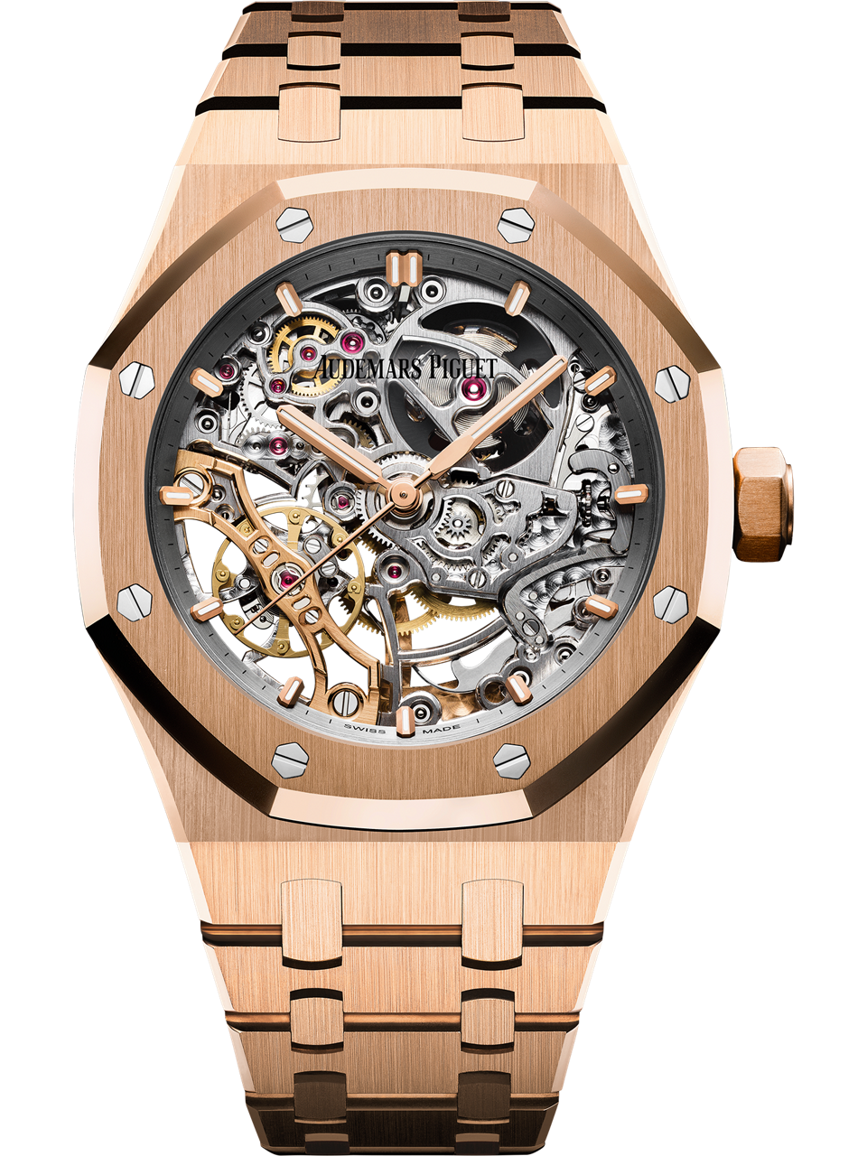 Audemars Piguet — Royal Oak Double Balance Wheel Openworked — Rose Gold