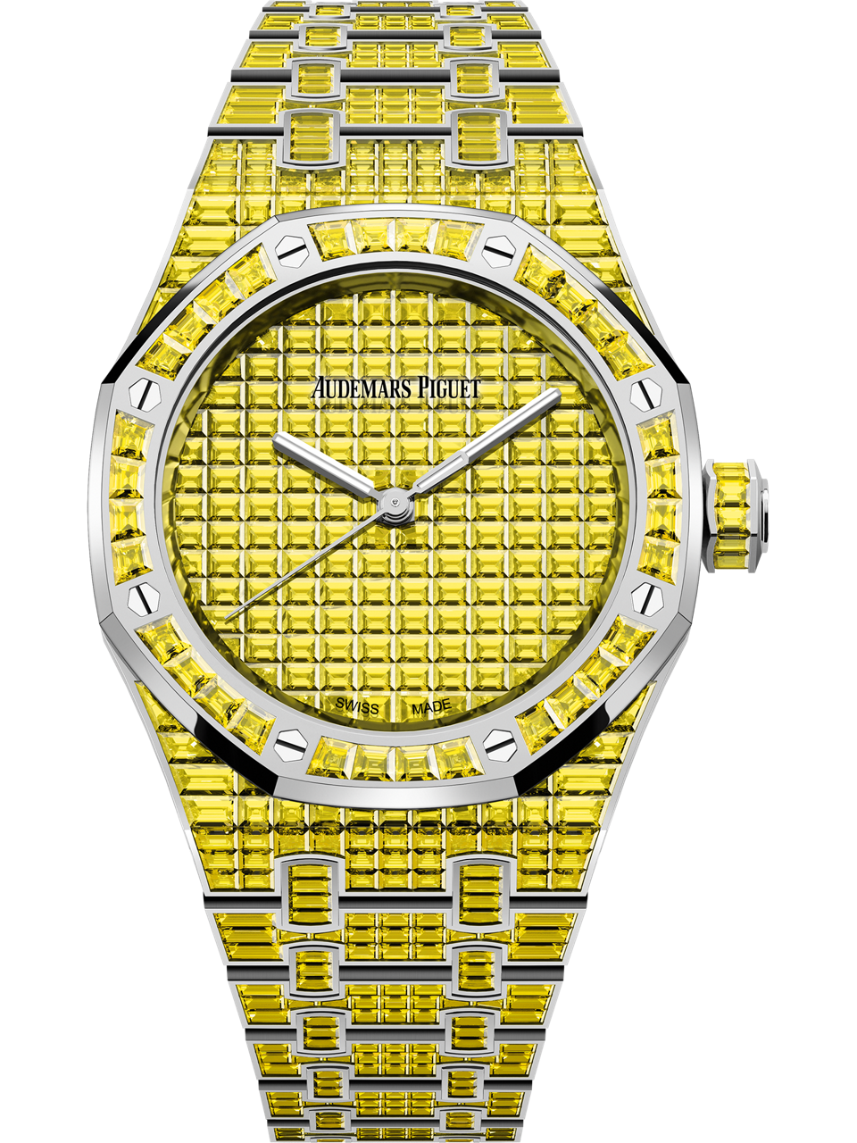 Audemars Piguet — Royal Oak Selfwinding Yellow Chrysoberyl "50th Anniversary" — White Gold