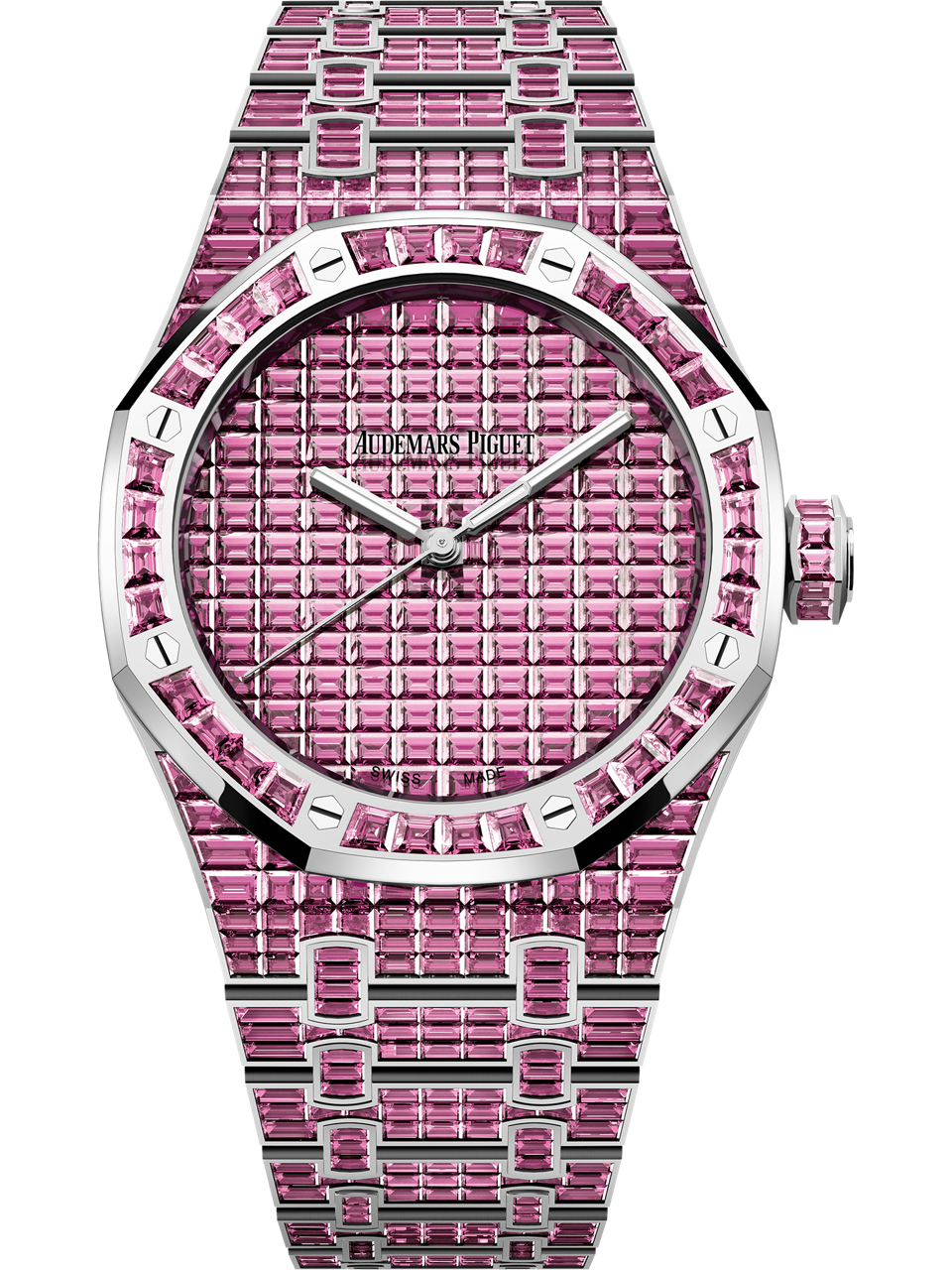 Audemars Piguet — Royal Oak Selfwinding Pink Tourmaline "50th Anniversary" — White Gold