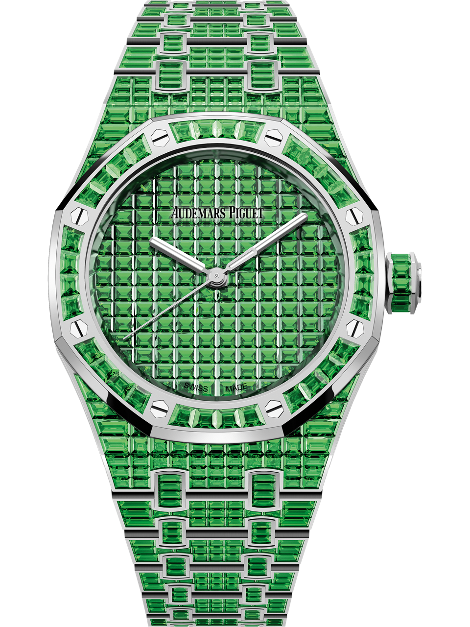Audemars Piguet — Royal Oak Selfwinding Tsavorite "50th Anniversary" — White Gold