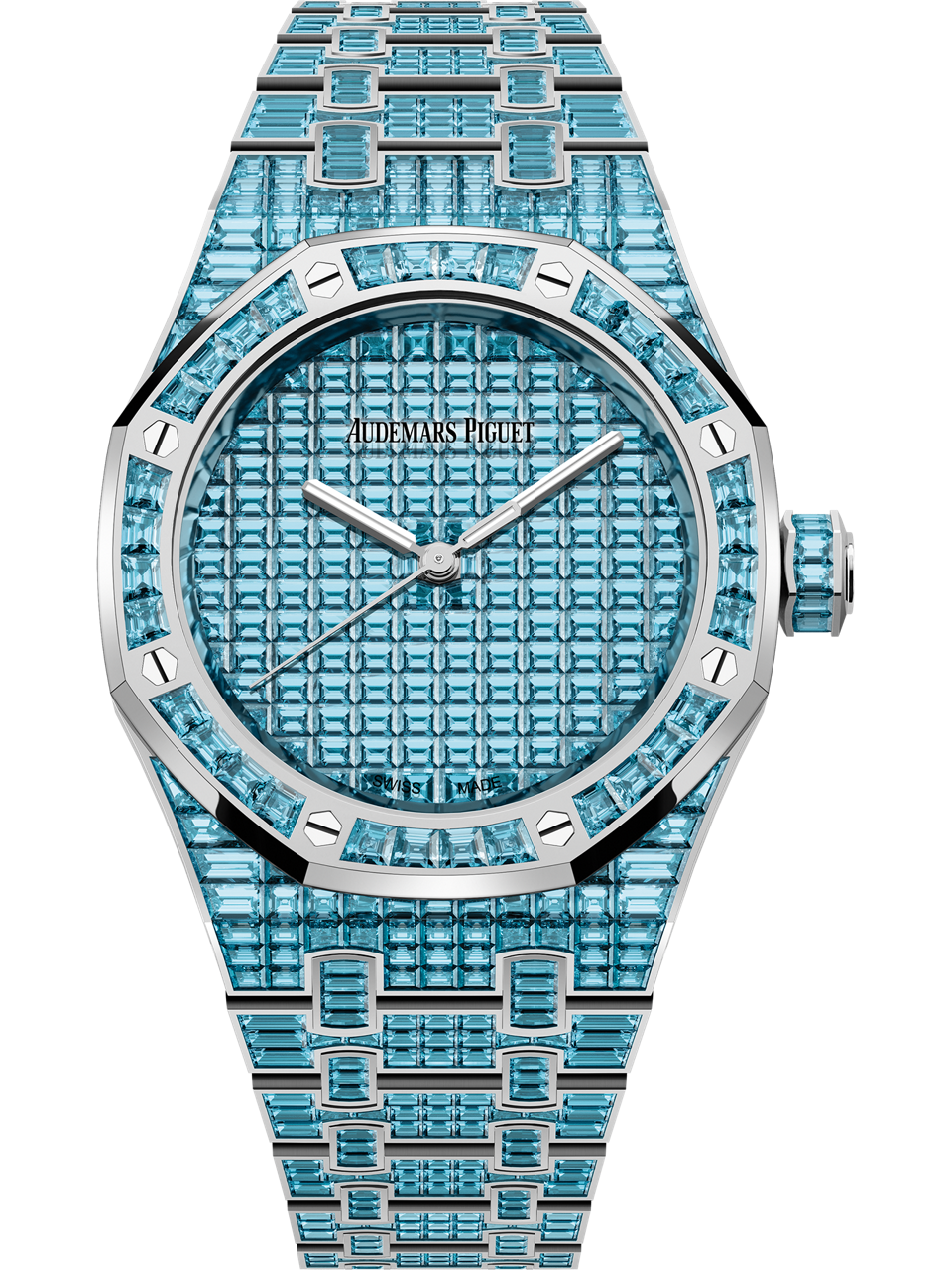 Audemars Piguet — Royal Oak Selfwinding Blue Topaz Ò50th AnniversaryÓ — White Gold