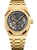 Audemars Piguet — Royal Oak Double Balance Wheel Openworked — Yellow Gold