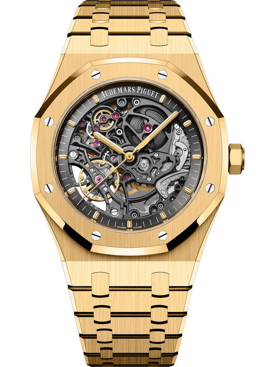 Audemars Piguet — Royal Oak Double Balance Wheel Openworked — Yellow Gold