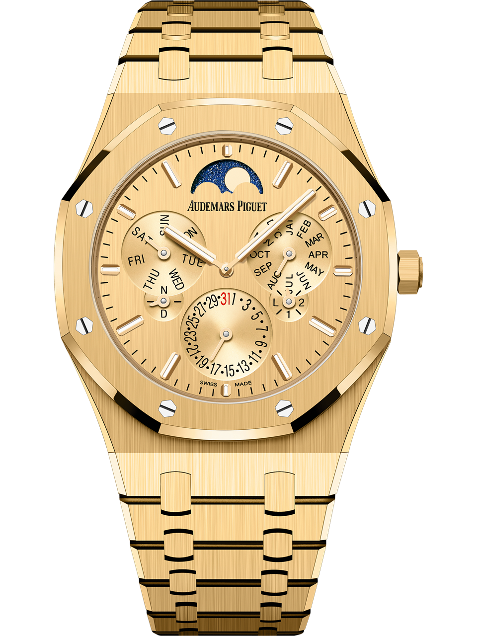 Audemars Piguet — Royal Oak Perpetual Calendar Ultra-Thin — Yellow Gold
