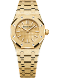 Audemars Piguet — Royal Oak Mini Frosted Gold Quartz — Yellow Gold