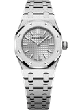 Audemars Piguet — Royal Oak Mini Frosted Gold Quartz — White Gold