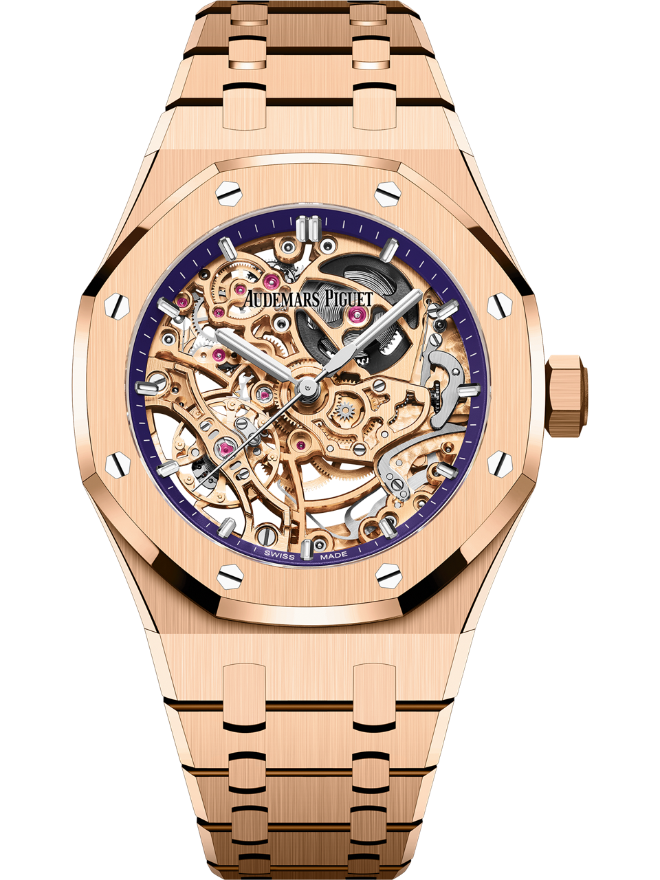Audemars Piguet — Royal Oak Double Balance Wheel Openworked — Rose Gold