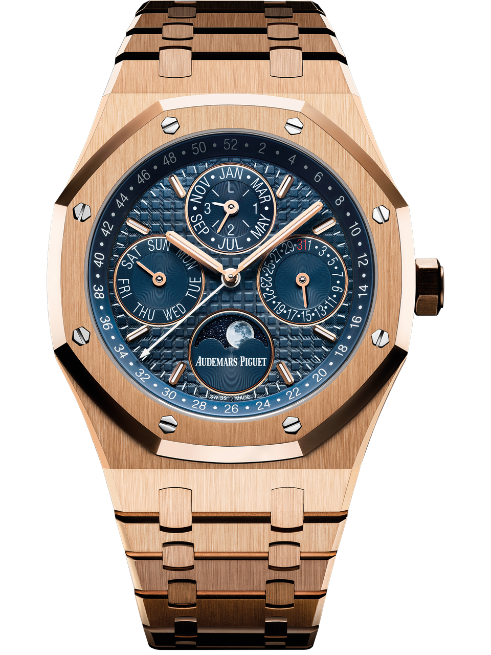 Audemars Piguet — Royal Oak Perpetual Calendar — Rose Gold