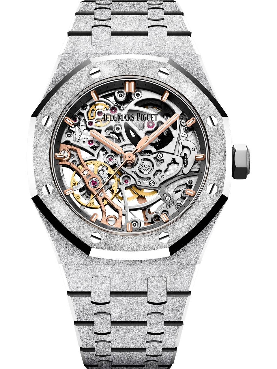 Audemars Piguet — Royal Oak Double Balance Wheel Openworked — White Gold