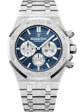 Audemars Piguet — Royal Oak Frosted Gold Selfwinding Chronograph — White Gold
