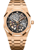Audemars Piguet — Royal Oak "Jumbo" Extra-Thin Openworked "50th Anniversary" — Rose Gold