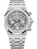 Audemars Piguet — Royal Oak Frosted Gold Selfwinding Chronograph — White Gold