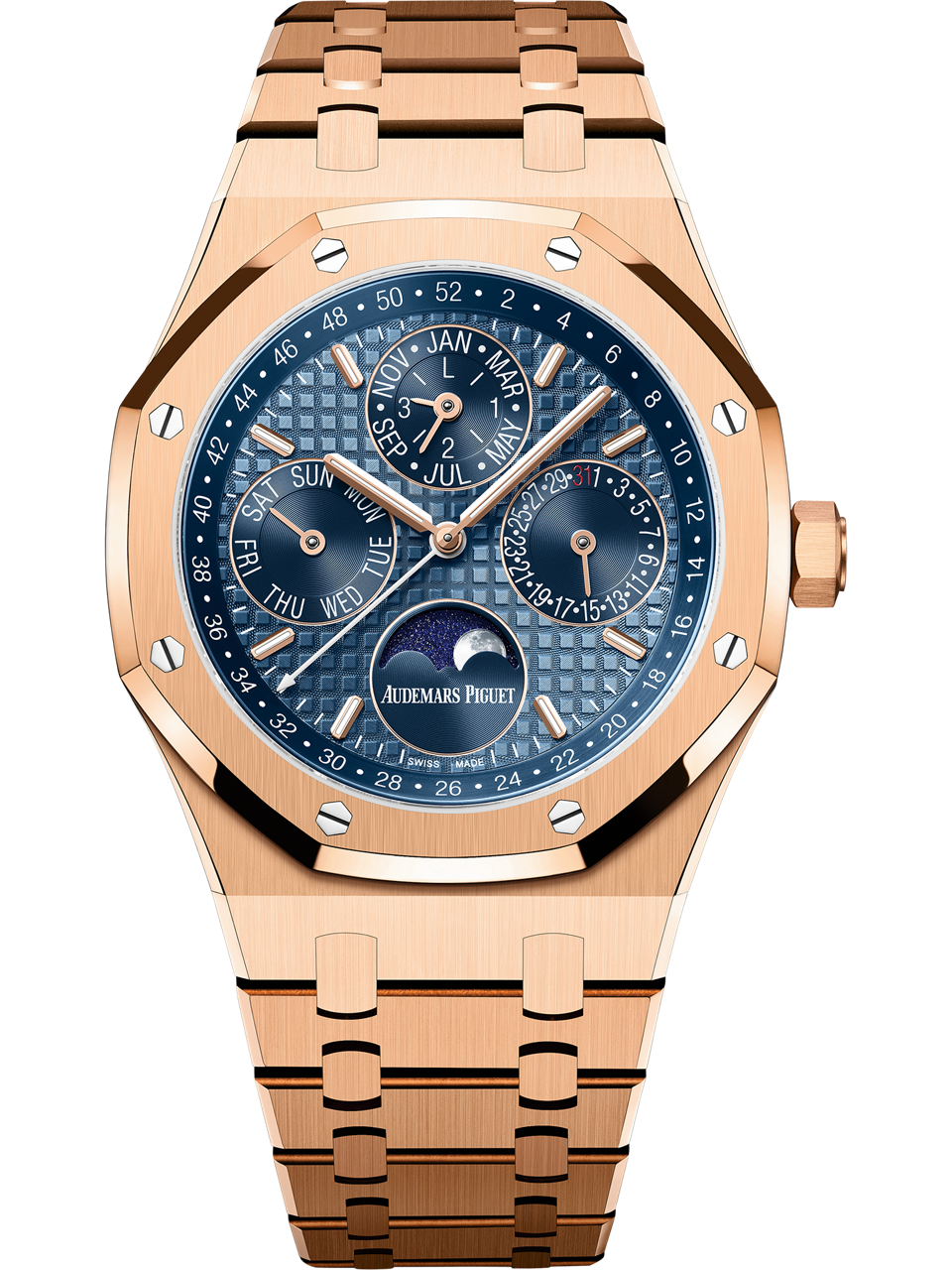 Audemars Piguet — Royal Oak Perpetual Calendar — Rose Gold