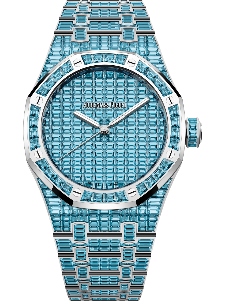 Audemars Piguet — Royal Oak Selfwinding Blue Topaz "50th Anniversary" — White Gold