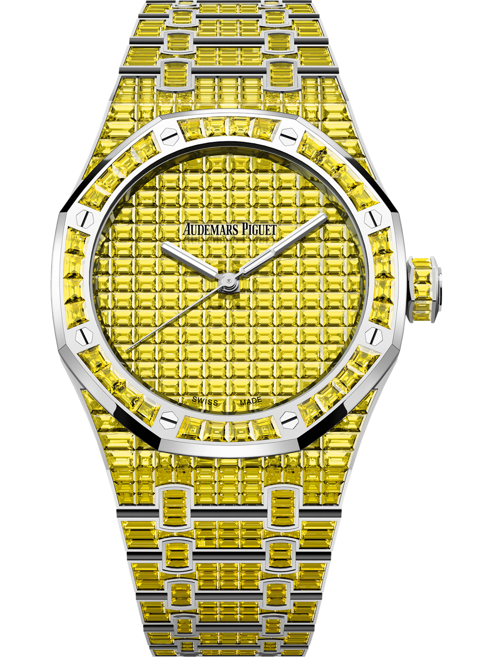 Audemars Piguet — Royal Oak Selfwinding Yellow Chrysoberyl "50th Anniversary" — White Gold