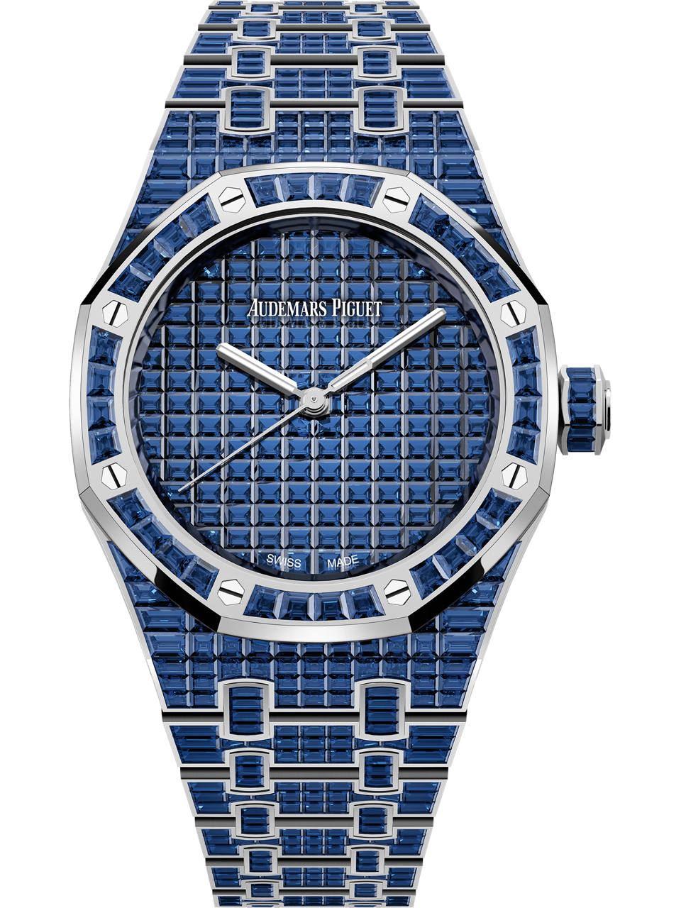 Audemars Piguet — Royal Oak Selfwinding Blue Sapphire "50th Anniversary" — White Gold